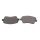 Колодки гальмівні передні MEYLE 025 252 6117 для Nissan Micra IV/V K13, Note E12 2010-2023, 116.5x52.6x17.3 мм