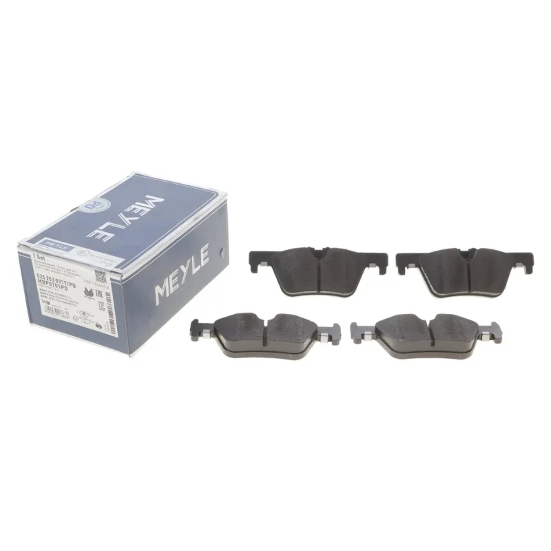 Колодки гальмівні задні MEYLE 025 253 0717/PD для BMW 3 (F30/F31/F34) 4 (F36) 2011-, 17.2 мм