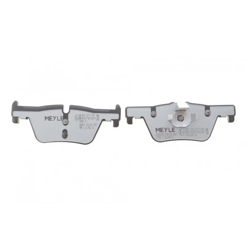 Колодки гальмівні задні MEYLE 025 253 0717/PD для BMW 3 (F30/F31/F34) 4 (F36) 2011-, 17.2 мм