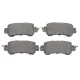 Колодки гальмівні задні MEYLE 025 255 4014 для Mazda CX-5 CX-3 (AKEBONO), 104.5x43x14.4 мм