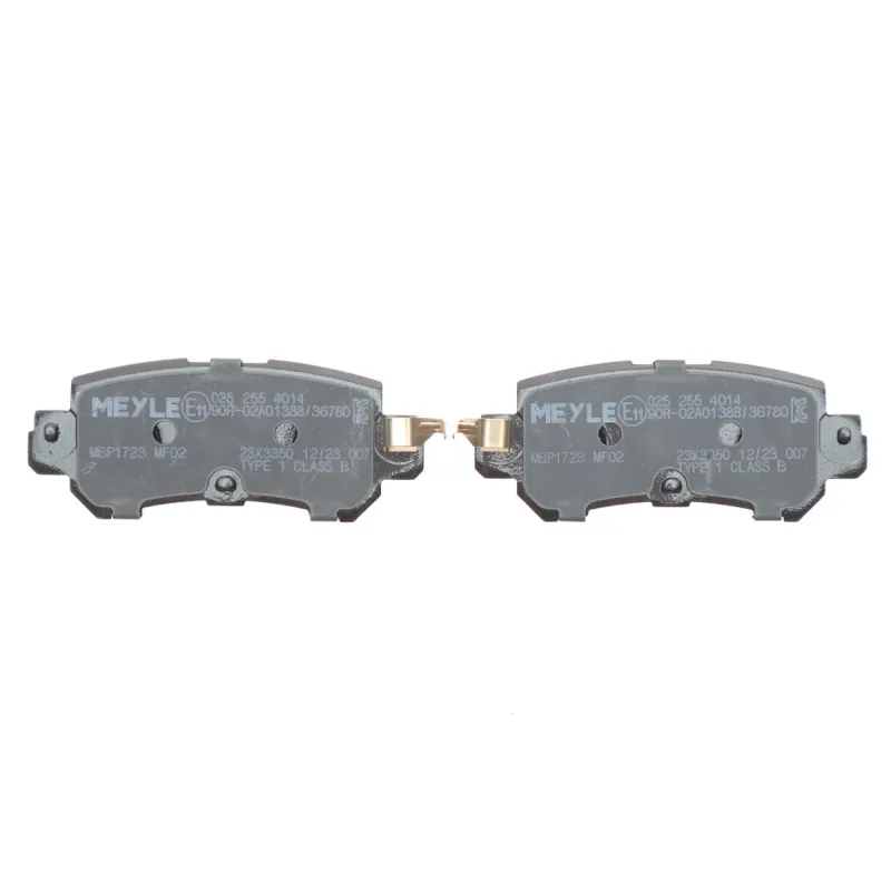 Колодки гальмівні задні MEYLE 025 255 4014 для Mazda CX-5 CX-3 (AKEBONO), 104.5x43x14.4 мм