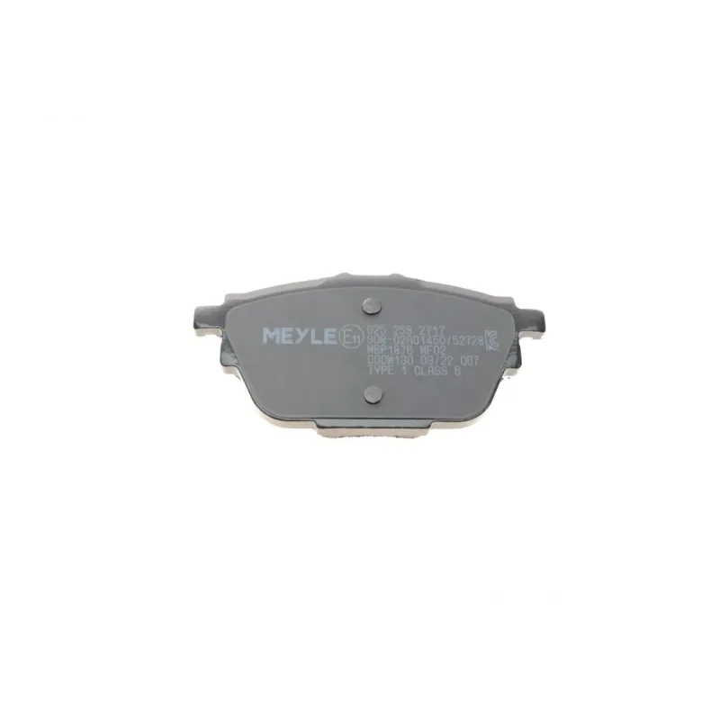 Колодки гальмівні задні MEYLE 025 258 2717 для Citroen C4/Peugeot 308 105.9x51.8x17.3 мм