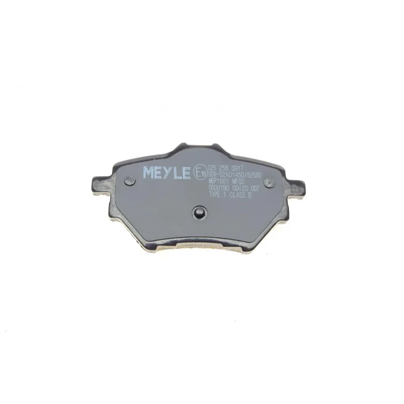 Колодки гальмівні задні MEYLE 025 258 3917 для Citroen C4 Grand Picasso, Peugeot 308, 17.2 мм