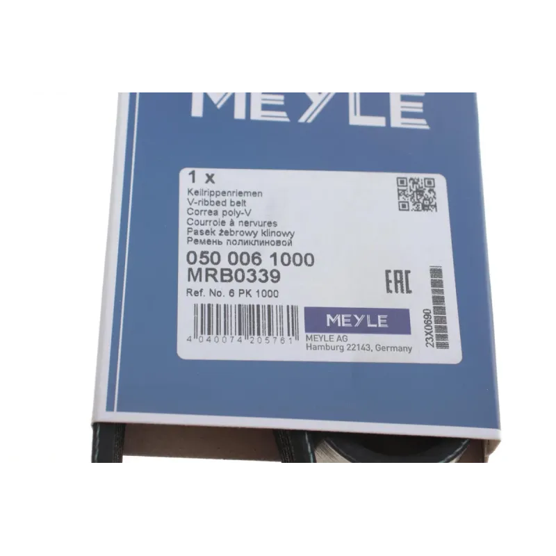 Ремінь генератора MB OM601/602 2.3D (6PK1000)