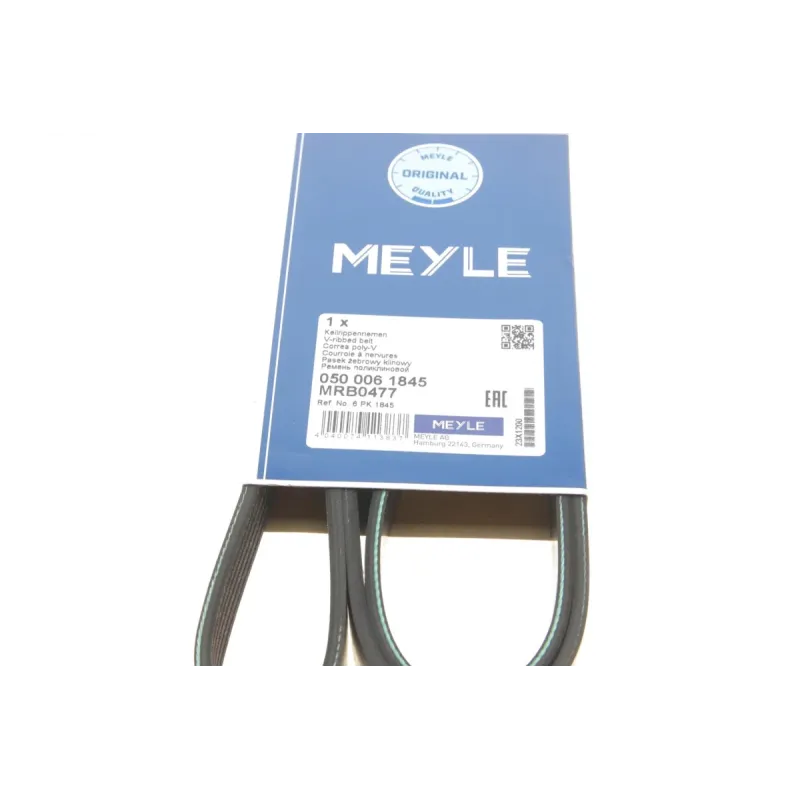 Ремінь генератора MEYLE 050 006 1845 для Ford Mondeo IV 2.0 TDCi 6PK1845