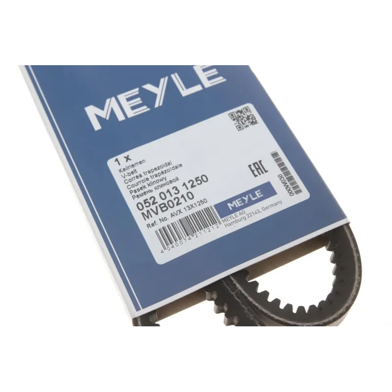 Ремінь генератора MEYLE 052 013 1250 для Mercedes-Benz 508-608 1977-1988, 13x1250 мм