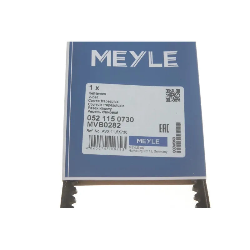 Ремінь генератора MEYLE 052 115 0730 для VW Caddy, Golf III, Seat Ibiza II 11.5x730 мм