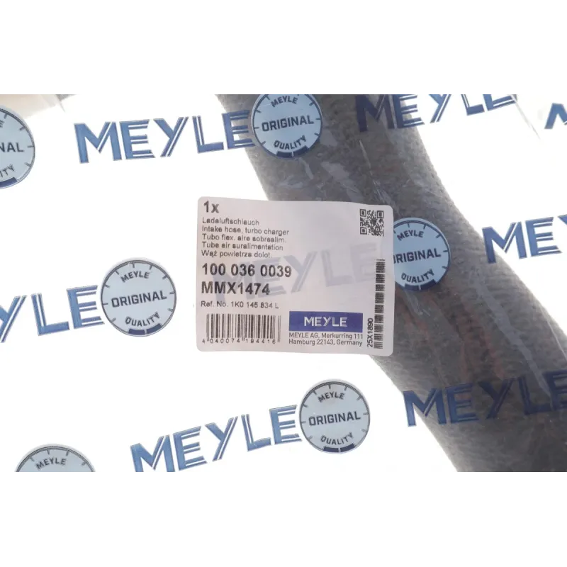 Патрубок інтеркулера VW Caddy III 1.9TDI 03- (L)