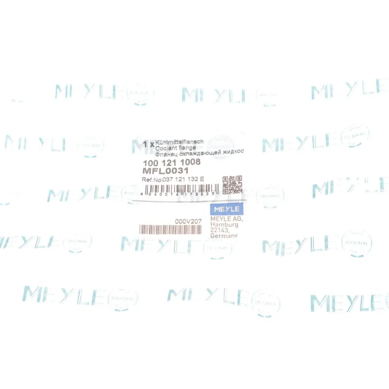 Фланець системи охолодження MEYLE 100 121 1008 для Volkswagen Golf III/Passat B3/B4, SEAT Toledo I 1988-1999