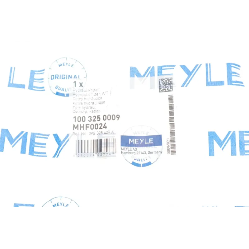 Фільтр АКПП MEYLE 100 325 0009 для Volkswagen Golf V/VI, Passat B6 1.6-2.0 FSI 2003-2012