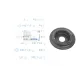 Тарілка пружини MEYLE 100 412 0022 передньої осі для VW Golf III/IV, Polo, Passat