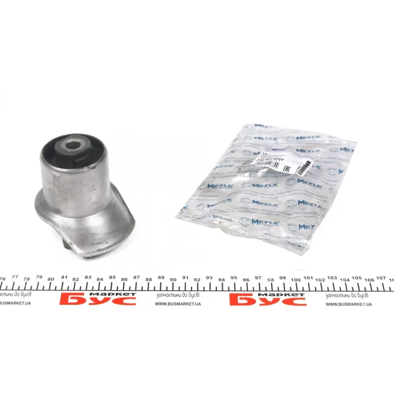 Сайлентблок задньої балки MEYLE 100 501 0003 для VW Golf III, Jetta III, Seat Toledo 1991-1997, 56x12x90 мм
