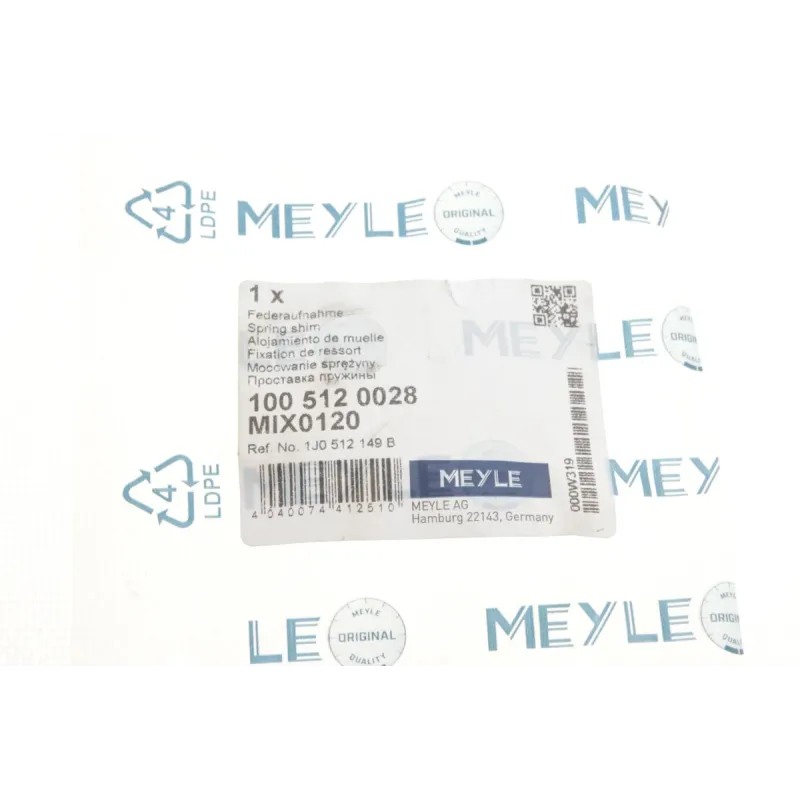 Проставка пружини верхня MEYLE 100 512 0028 для Volkswagen Golf IV 1997-2006