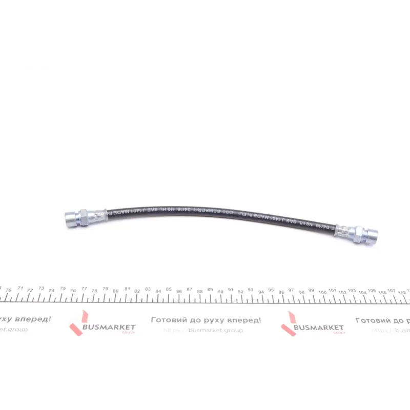 Шланг гальмівний (передній) VW T2/3 1.6-2.0/1.6TD (L=340mm) M10x1/M10x1