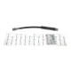 Шланг гальмівний задній MEYLE 100 611 0073 для VW Caddy III, Passat B6 2005-2015, M10x1, 240 мм