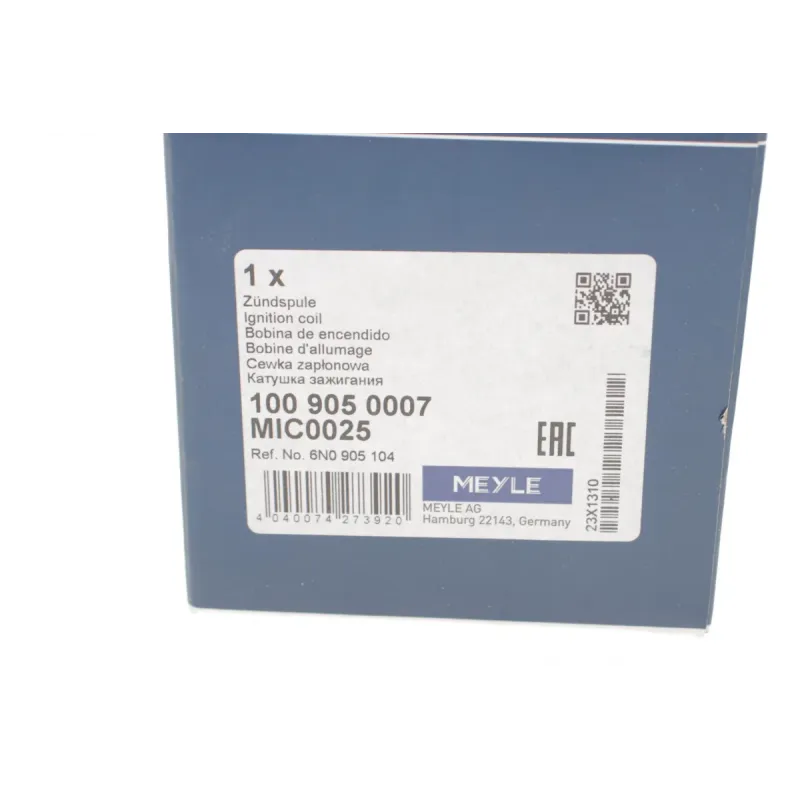 Котушка запалювання MEYLE 100 905 0007 для Audi/VW 1.8/2.0 (1990-2003) з розподільником