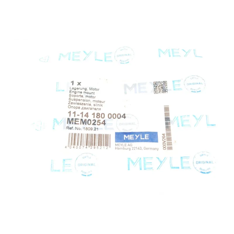 Сайлентблок подушки двигуна задній MEYLE 11-14 180 0004 для Fiat Scudo, Citroen Jumpy 2007-, Berlingo 2008-
