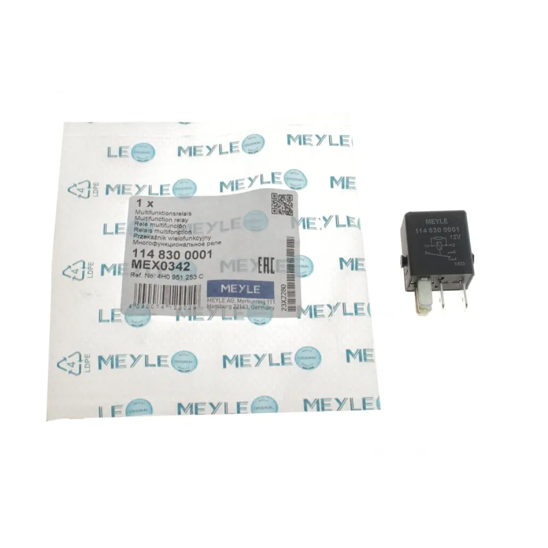 Реле поворотів MEYLE 114 830 0001 для Mercedes-Benz Sprinter, VW Crafter, T5, 5 контактів