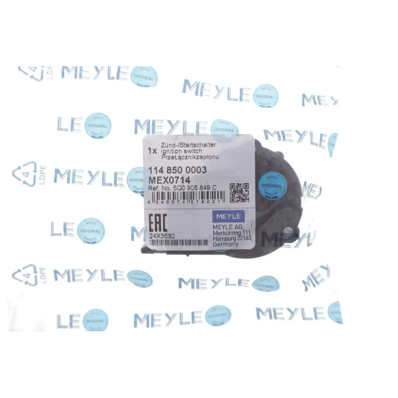 Контактна група MEYLE 114 850 0003 для Audi A3, VW Golf, Seat Leon (5 контактів)