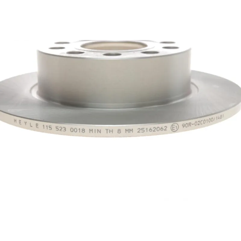 Диск гальмівний задній MEYLE 115 523 0018 для VW Caddy III 2004-2015, Audi A3 2003-2013, 255x10 мм