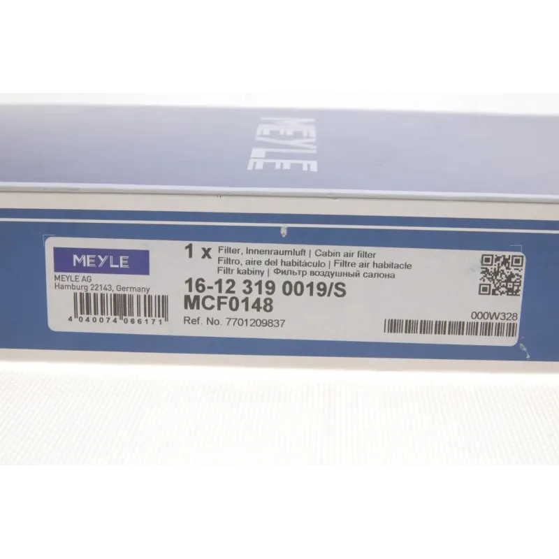 Фільтр салону MEYLE 16-12 319 0019/S для Mercedes-Benz Citan, Renault Kangoo, Master (комплект 2 шт)