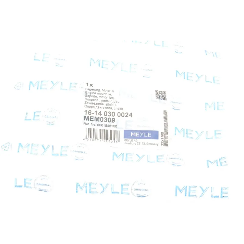 Подушка двигуна ліва MEYLE 16-14 030 0024 для Dacia Duster, Logan, Sandero 2004-