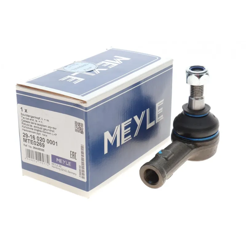 Наконечник рульової тяги MEYLE 29-16 020 0001 праворуч передній для Daewoo Nubira/Leganza, Chevrolet Epica, 75 мм