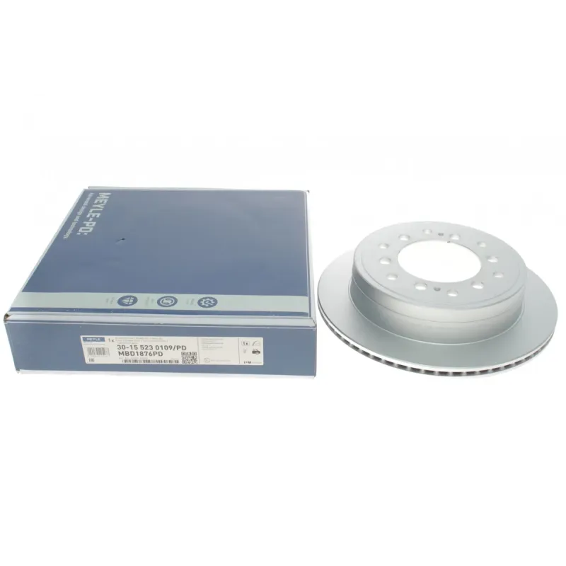 Диск гальмівний задній MEYLE 30-15 523 0109/PD для Toyota Land Cruiser 90/120/150, Lexus GX, 312x18 мм