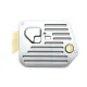 Фільтр АКПП MEYLE 300 243 4104/S для BMW 5 (E34/E39) 7 (E32/E38) 1992-2004 (ZF 5HP30)