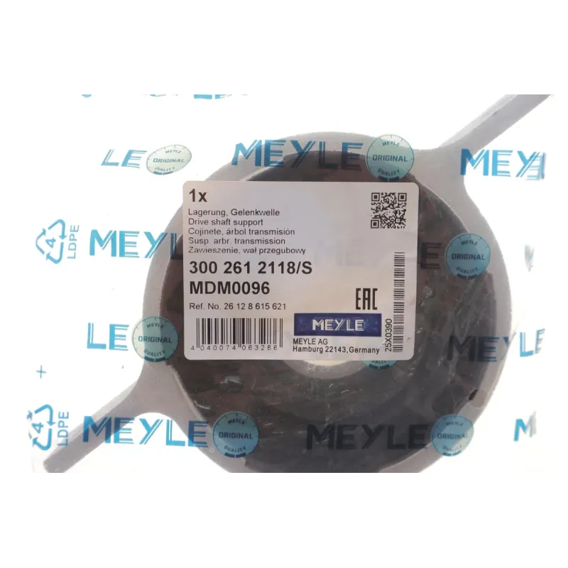 Підшипник підвісний MEYLE 300 261 2118/S для BMW 3 (E90/E91) 2005-2012, d=30мм
