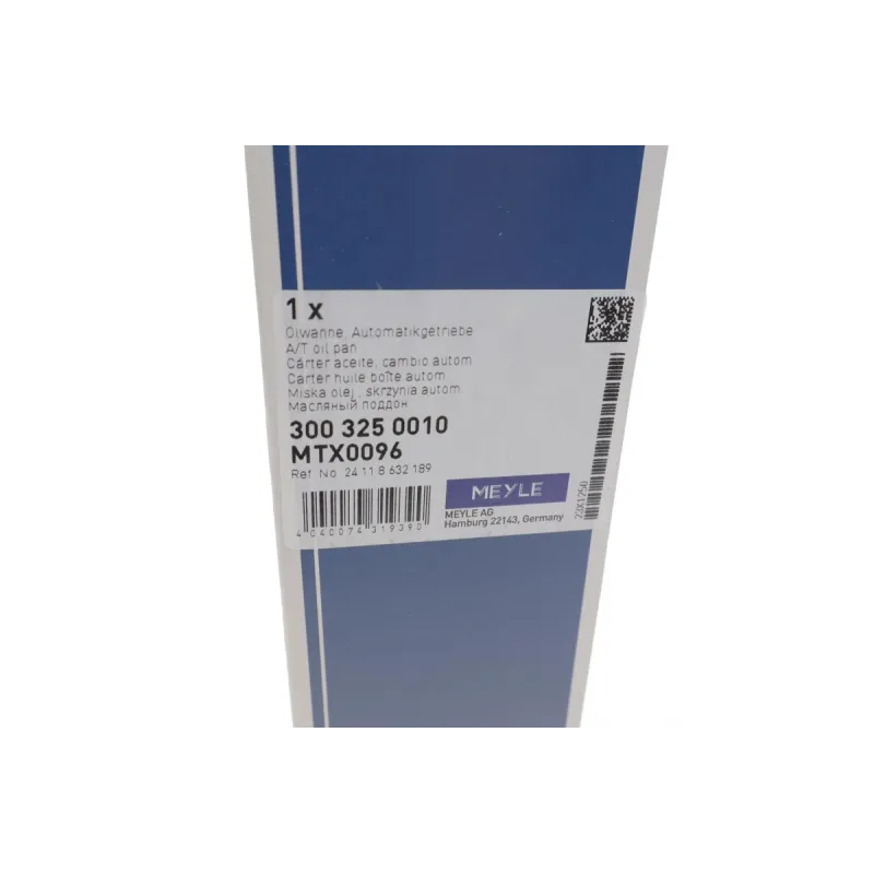 Масляний піддон MEYLE 300 325 0010 для BMW 3 (G20), 5 (G30), 7 (G11/G12) B48/N47