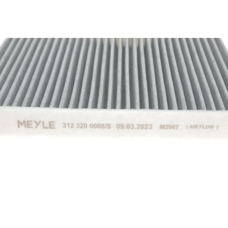Фільтр салону вугільний MEYLE 312 320 0008/S для BMW 5 (F10, F18) 2010-, 247x207x27 мм