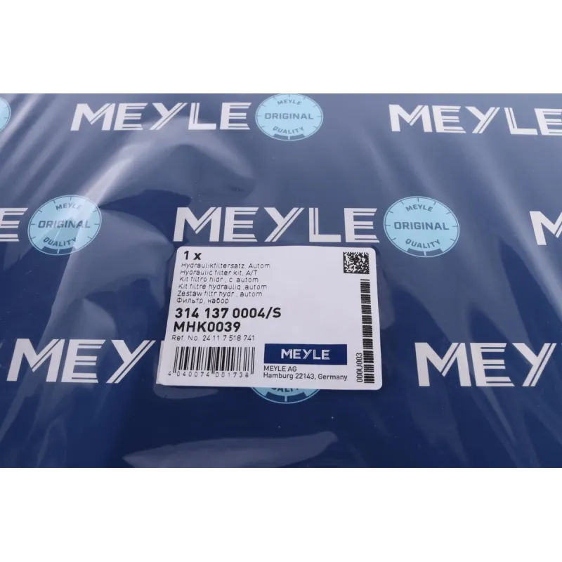 Фільтр АКПП MEYLE 314 137 0004/S для Mini Cooper R50/R52/R53 2001-2007 (з прокладкою)