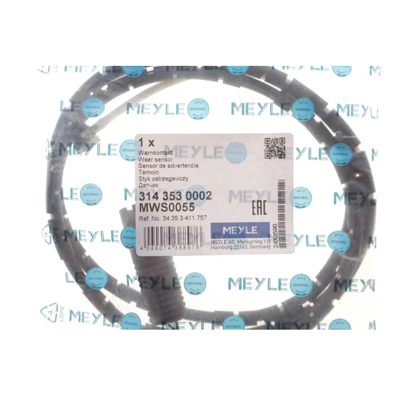 Датчик зносу гальмівних колодок (задніх) BMW X3 (E83) 03-08