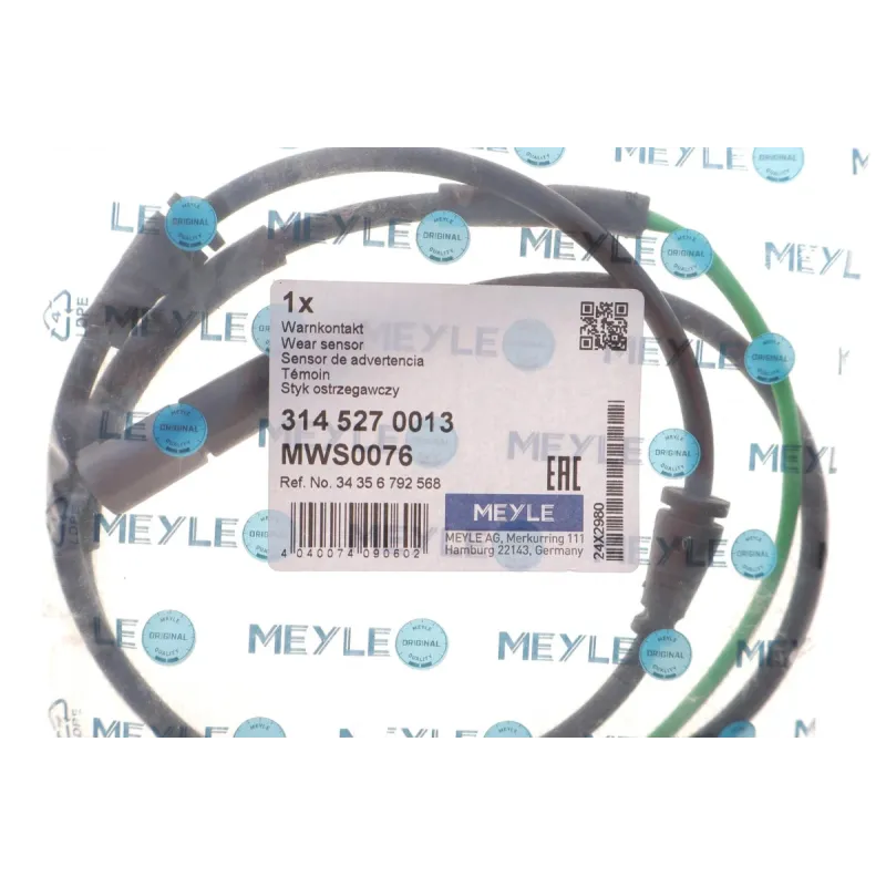 Датчик зносу гальмівних колодок передній MEYLE 314 527 0013 для BMW X5 E70 2008-2014