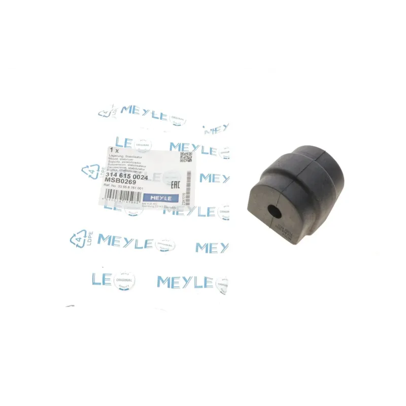 Втулка стабілізатора MEYLE 314 615 0024 заднього мосту для BMW 3 (E90) 2004-2011 (d=11mm)