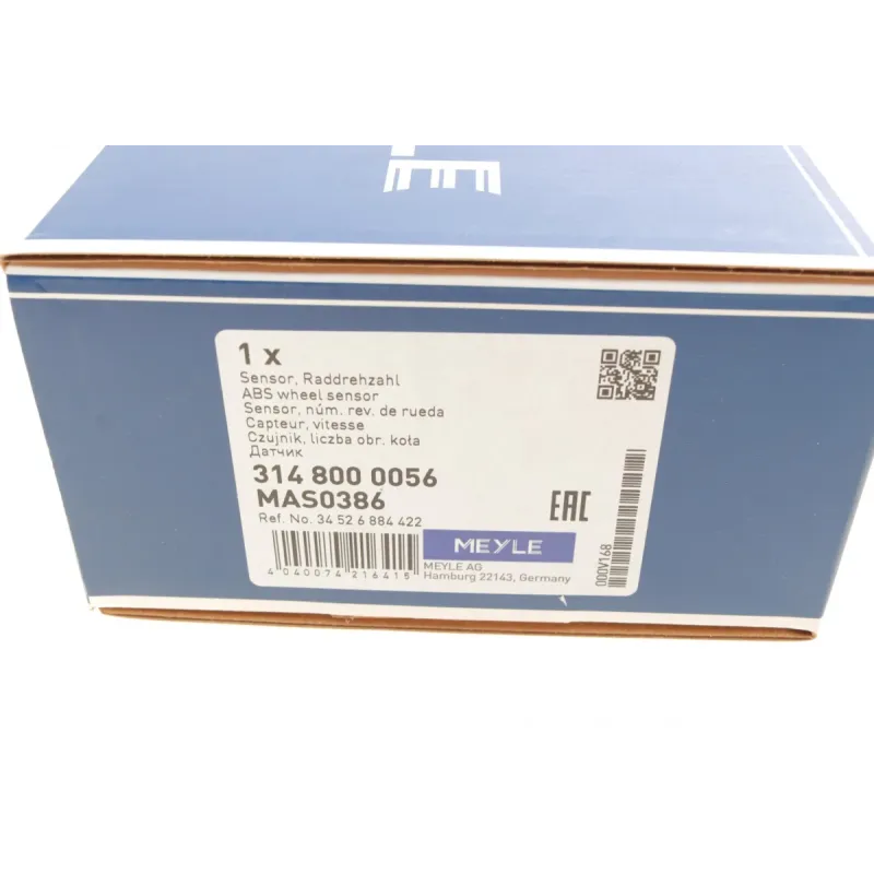 Датчик ABS передній MEYLE 3148000056 для BMW 1 (F20/F21), 3 (F30/F80), 4 (F36) 2011-, L=580мм