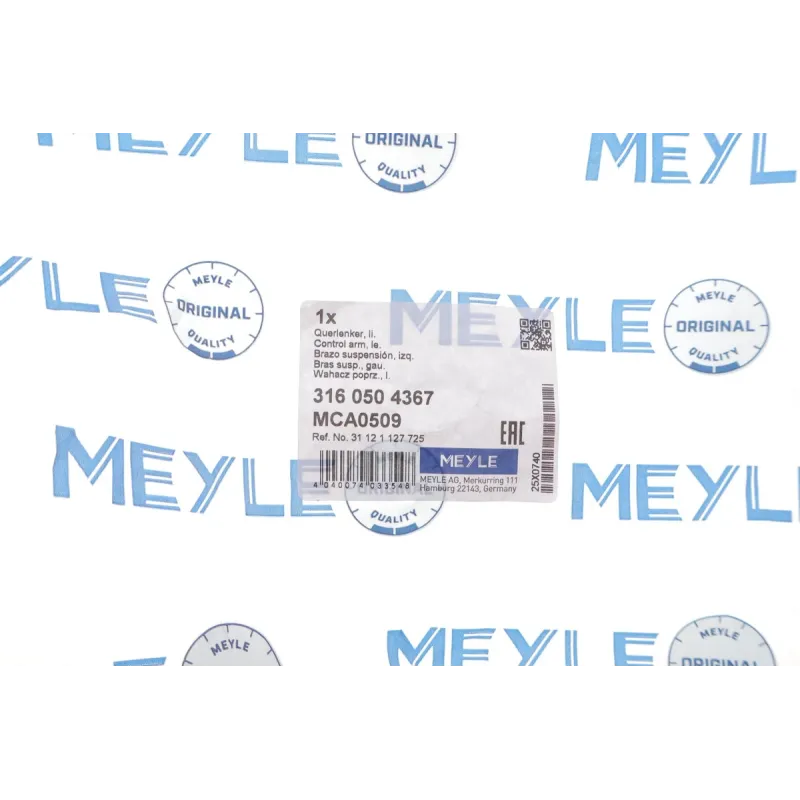 Важіль передньої підвіски MEYLE 316 050 4367 лівий для BMW 3 (E30) Z1