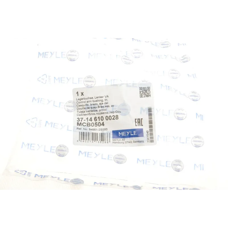 Сайлентблок передньої осі MEYLE 37-14 610 0028 для Hyundai ix35, Kia Sportage (12 мм / 38 мм)