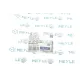 Сайлентблок задньої осі ліворуч MEYLE 37-14 711 0000 для Hyundai i30 2007-2012, Kia Cee'd 2006-2012, 70 мм