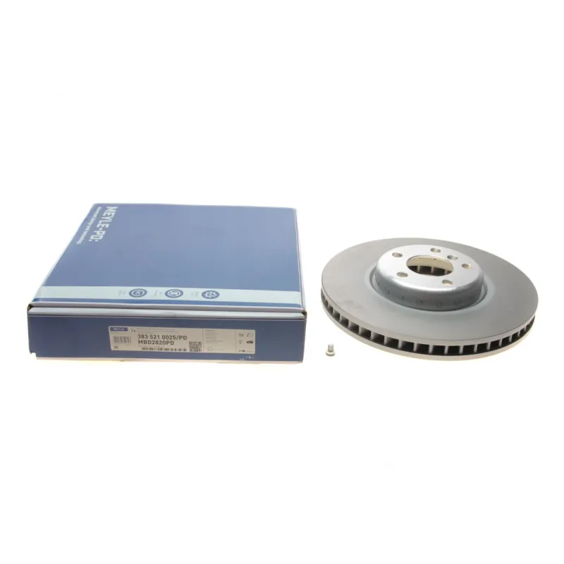 Диск гальмівний передній MEYLE 383 521 0025/PD для BMW 5 (F10/F11/F07) 7 (F01/F02/F03/F04) 348x36 мм