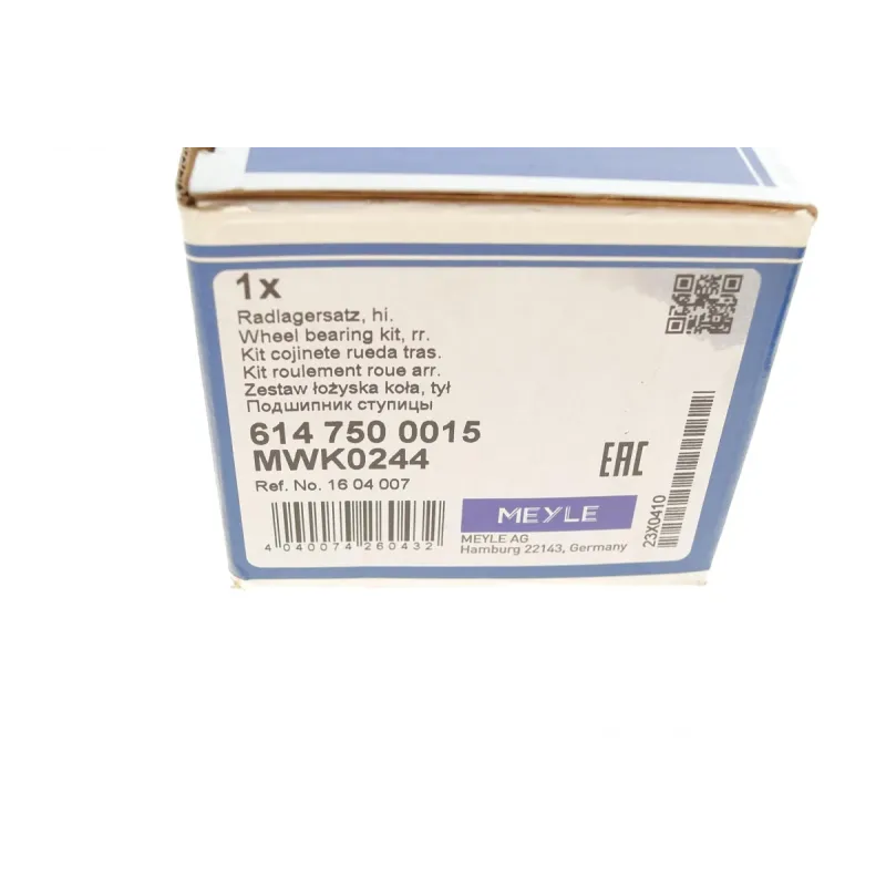 Підшипник маточини задній MEYLE 614 750 0015 для Opel Corsa C 2000-2009, Tigra 2004-2010 (27x53x43 мм)