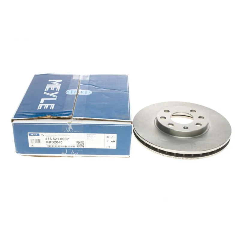 Диск гальмівний передній MEYLE 615 521 0009 для Opel Astra G/F 1998-2009 (256x24 мм)