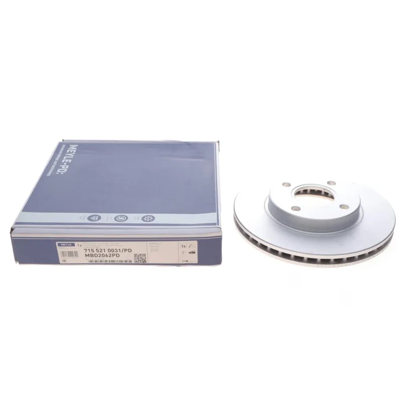 Диск гальмівний передній MEYLE 715 521 0031/PD для Ford Focus, Mondeo, Scorpio 1993-2000 (260x24 мм)