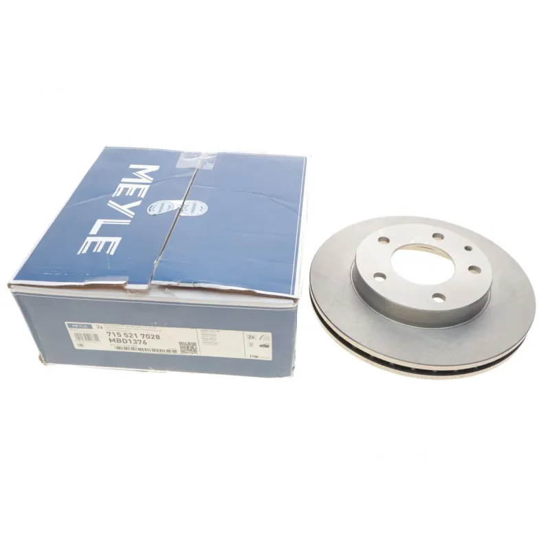 Диск гальмівний передній MEYLE 715 521 7028 для Mazda 626 GE/GF, MX-6 GE, Ford Probe II 258x24 мм