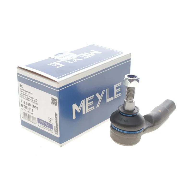 Наконечник рульової тяги MEYLE 716 020 0016 (R) для Ford Fiesta/Fusion, Mazda 2, передня вісь праворуч, M10x1.5/M14x1.5