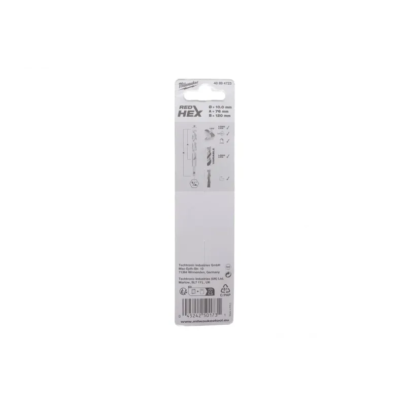 Свердло HSS-Tin Ø610 мм х 120мм Shockwave HSS-G TiN Red Hex