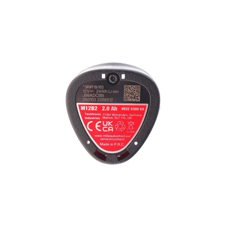 Акумулятор для електроінструменту M12 B2 Li-Ion 2Ah/12V