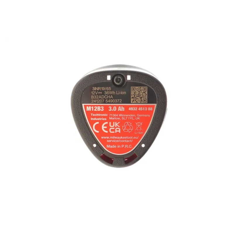 Акумулятор для електроінструменту M12 B3 Li-Ion 3Ah/12V