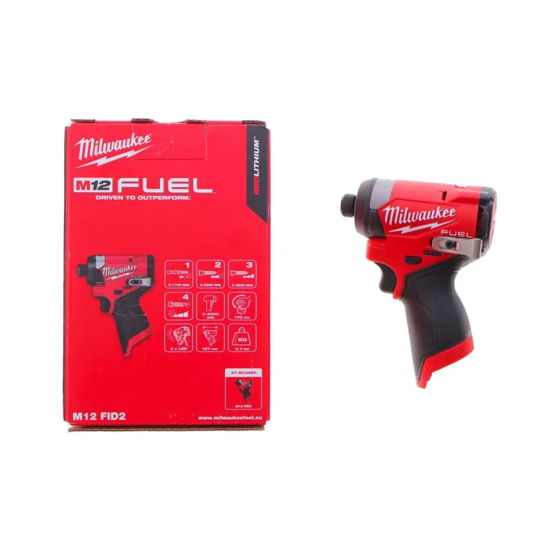 Дриль-шуруповерт акумуляторний MILWAUKEE M12 FDD2-0 4933479876 170 Nm/12V 0–3600 об/хв